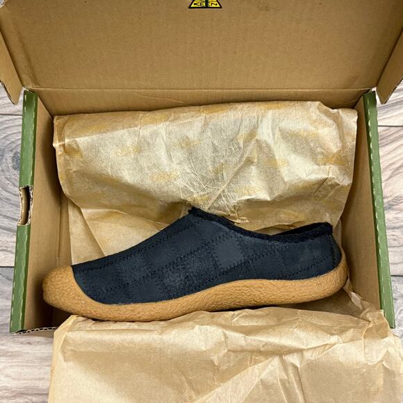 NIB Keen Howser Harvest Leather Slide Slip On Mule Clog Black 8 38.5 - Picture 9 of 11